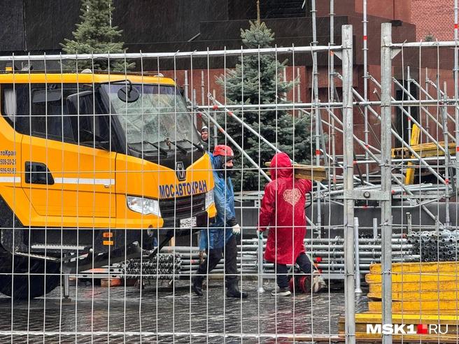Возле Мавзолея возведут трибуны | Источник: Дмитрий Толстошеев / MSK1.RU