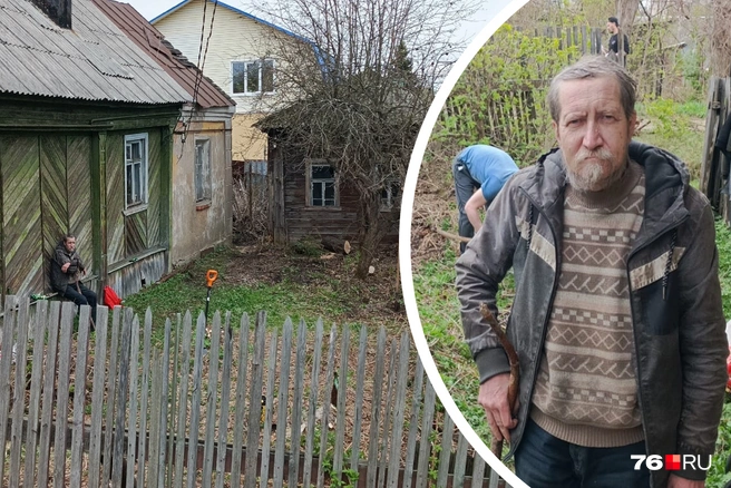Ярославец живет в доме без крыши | Источник: Антон Королев