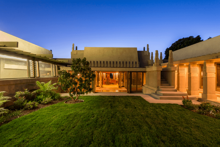 Первый дом Фрэнка Ллойда Райта в Лос-Анджелесе открывается для публики