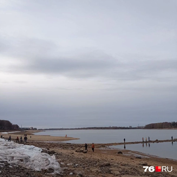 Вследствие обмеления Волги в Рыбинске обнажилась часть водозабора  | Источник: Екатерина Тихомирова