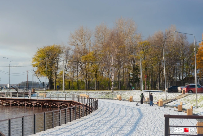 В воскресенье обещают снег. Может быть и задержится | Источник: Иван Митюшёв / 29.RU