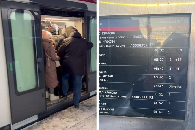 Жители Подмосковья пожаловались на сбой в движении электричек | Источник: Мария Волобцова, МЦД-4 | ЧАТ/ T.me, МЦД-3|«Раменское-Зеленоград» (Ленинградско-Казанский») / T.me