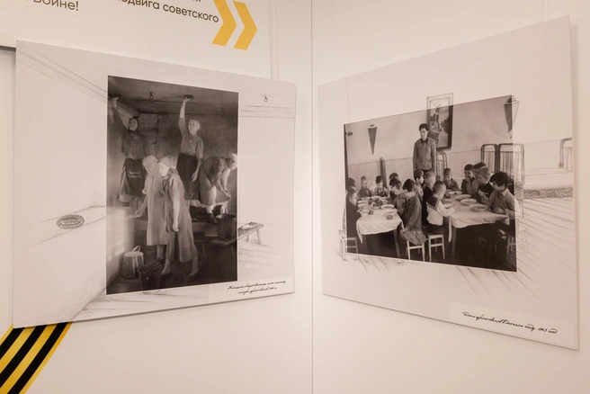 Каллиграфические подписи к фотографиям напоминают трогательные фотоальбомы военных лет, созданные вручную | Источник: Музейно-выставочный центр ПНТЗ
