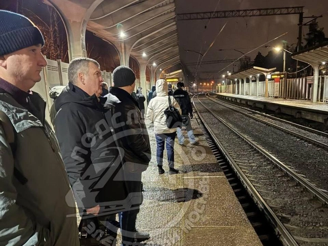 На Ярославском направлении железной дороги задерживаются поезда в сторону Москвы | Источник: Подслушано электрички Москвы / T.me