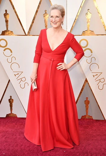 Мерил Стрип на «Оскаре», 2018 год.