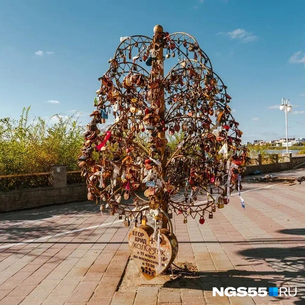 Дерево желаний стоит уже много лет | Источник: Кирилл Башинский / NGS55.RU