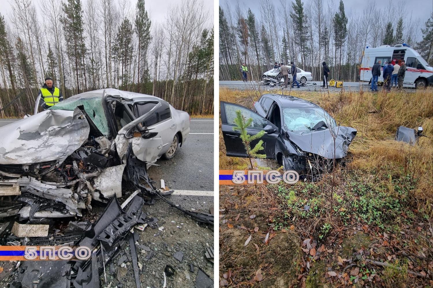 В ХМАО на трассе столкнулись две иномарки, погиб пассажир - 5 октября 2023  - 86.ру