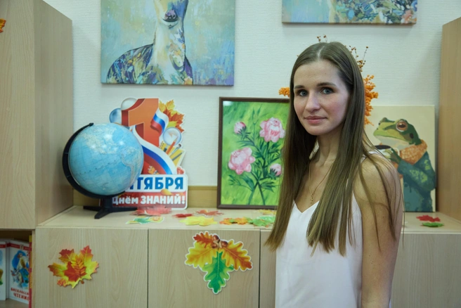 Елизавета Алексеевна, учитель начальных классов  | Источник: Дмитрий Толстошеев / MSK1.RU