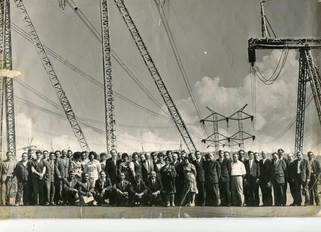 Коллектив Новосибирской ГЭС, 1960-е годы | Источник: ПАО «РусГидро»
