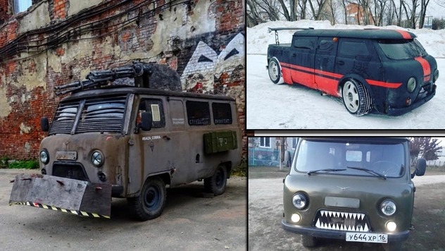 Самый дикий тюнинг фургона «буханка» от нашего народа