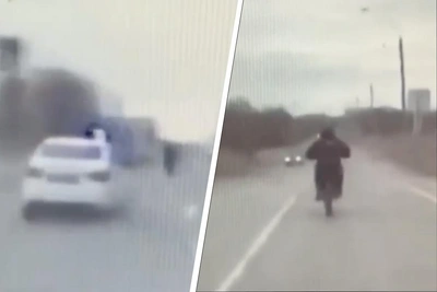 Мотоциклист без прав скрывался от полиции в Северодвинске