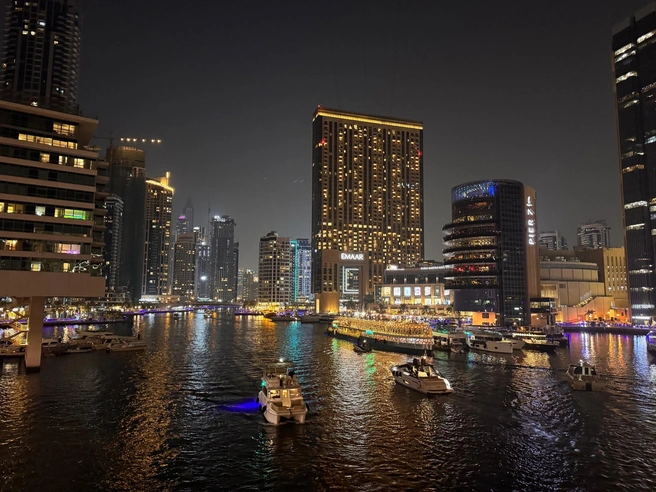 Вид с променада Dubai Marina | Источник: читатель 29.RU