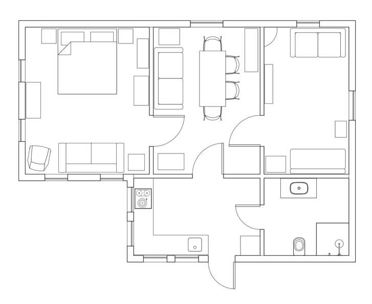 Реновация старой дачи 70м²: проект Юрия Зименко