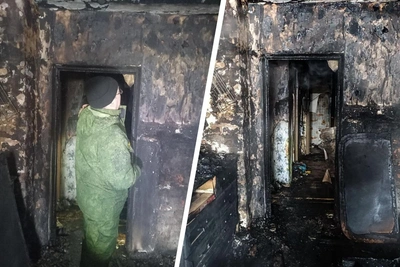 Отец спас сына из пожара, но не смог вынести дочь