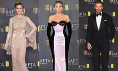 Бекхэм пришел без Виктории, Маллиган — в особенном платье Dior, Коррин — в голубых колготках: звезды на BAFTA 2024