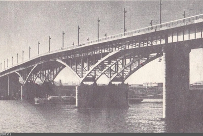 Строительство моста у Телецентра: архивные снимки