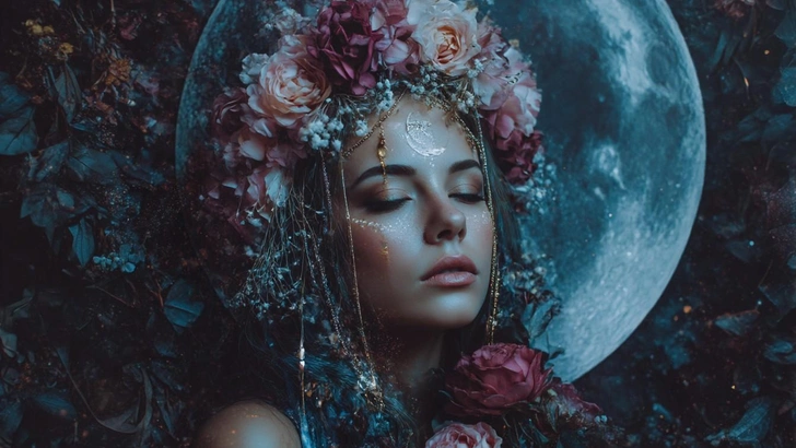 новолуние 21 октября 2025 | Источник: Midjourney