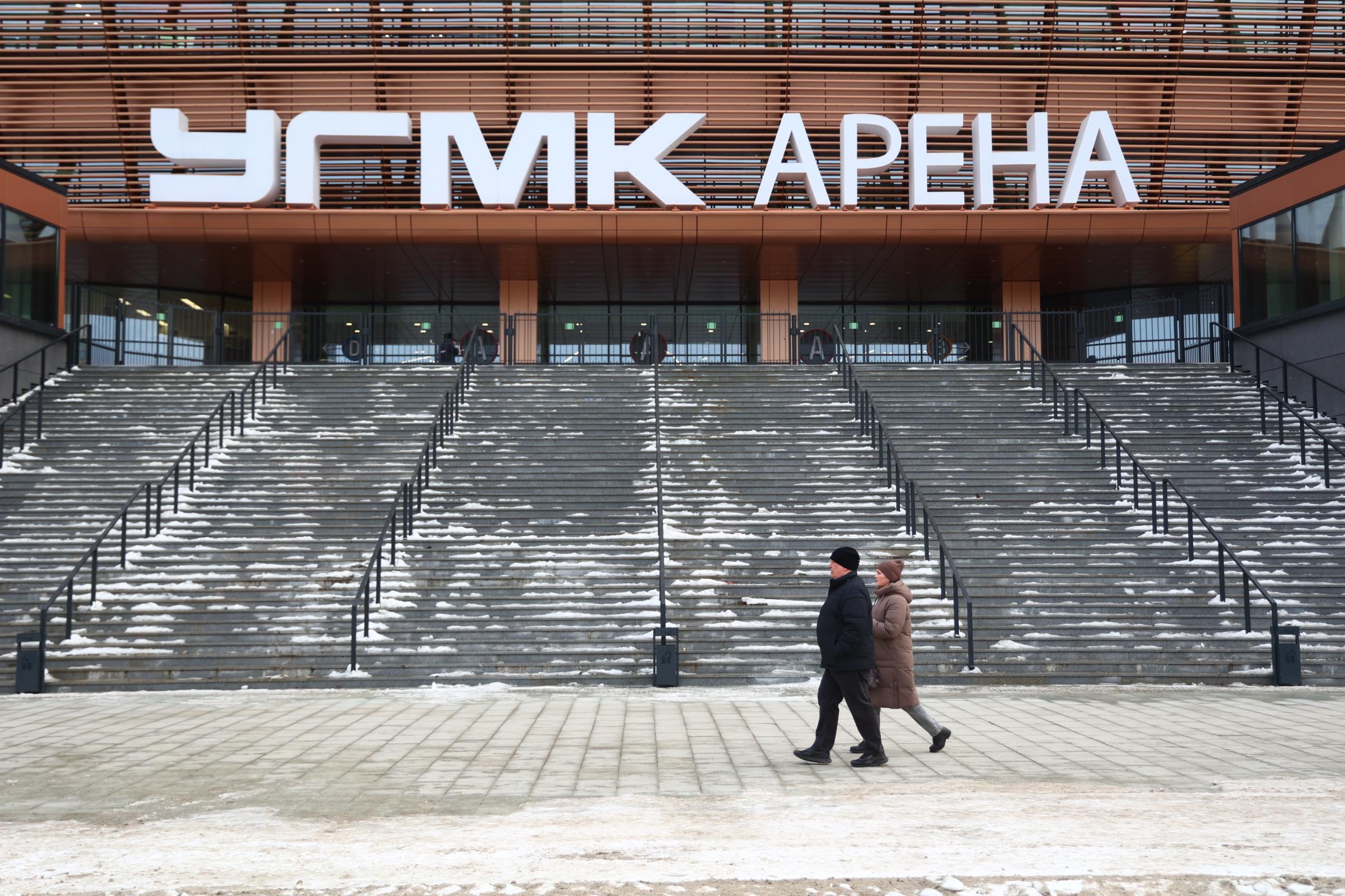 Башню забросили строить в 90-е, а в 2018 году снесли. Арену открыли прошлой весной | Источник: Владислав Лоншаков / E1.RU