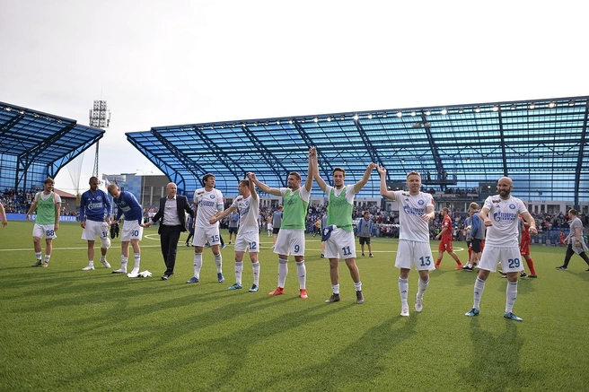 Кадр, сделанный после того самого матча против «Спартака» | Источник: ФК «Оренбург» / ВКонтакте