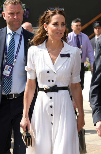 Герцогиня Кейт посетила Уимблдонский турнир