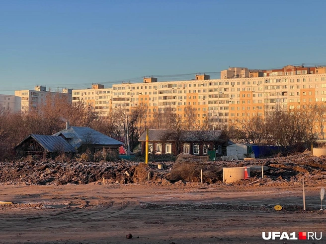 Многие дома были снесены | Источник: Андрей Бирюков / UFA1.RU