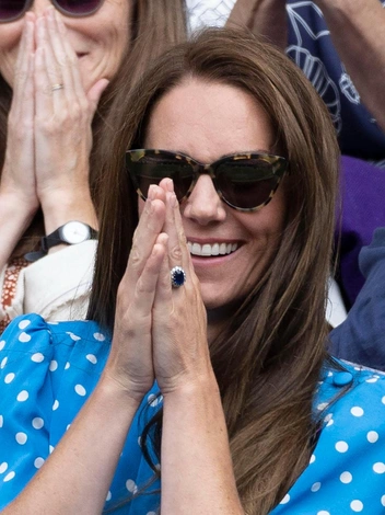 Кейт Миддлтон на Уимблдонском турнире, 2022 год