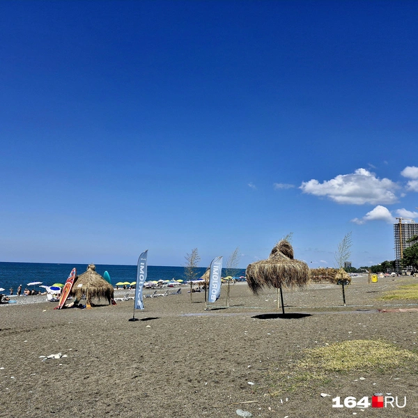 Пляж в Кобулети | Источник: Виктория Федорова / 164.RU
