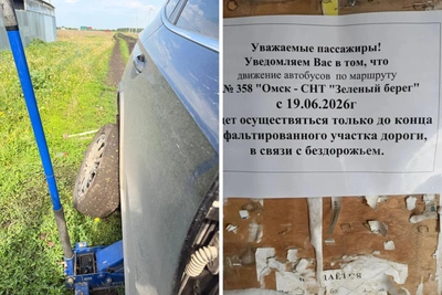 Дачный маршрут в Омске сократили из-за дороги: 7 км по щебню