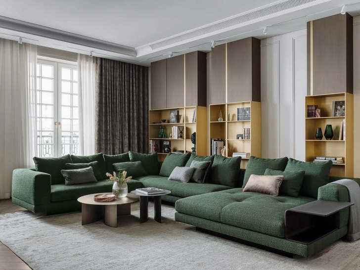 Интерьер недели: тихая роскошь и квартира 270 м² в Хамовниках | Источник: Ольга Шангина. Стиль: Диана Ремизова