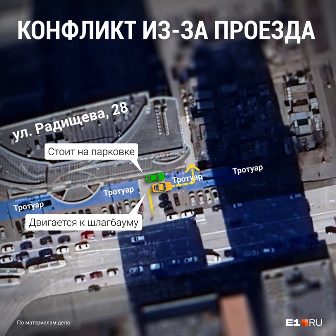 Автохам возмутился, когда ему показалось, что праворульная машина мешает проезду | Источник: Филипп Сапегин / E1.RU