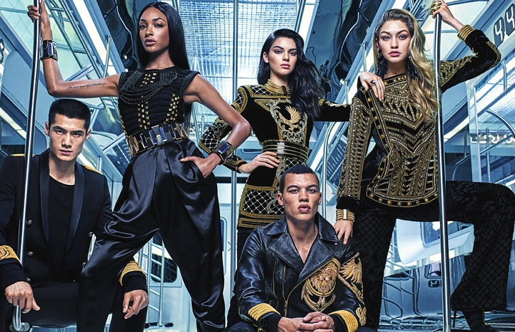 Кампания Balmain x H&M