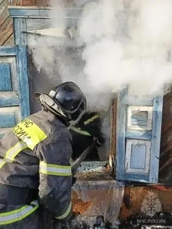 На месте случившегося был найден пожилой мужчина | Источник: МЧС Алтайского края 