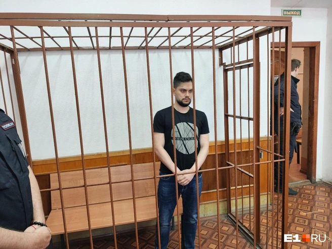 Артур Меликсетян на аресте | Источник: читатель E1.RU