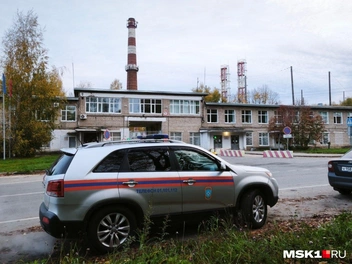 У въезда на производство дежурили спецслужбы | Источник: Михаил Мечев / MSK1.RU