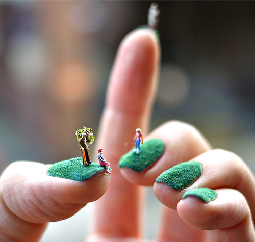 Дизайн ногтей осень-зима 2015. 3D дизайн ногтей. Фото.