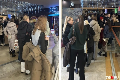 Очередь и хаос в ярославском кинотеатре «Аура»