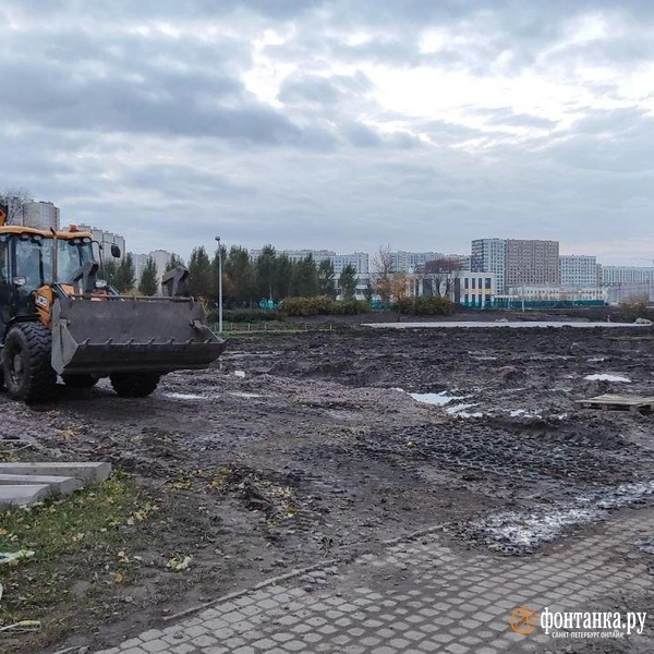 Парк Строителей в Невском районе Петербурга | Источник: Фонтанка.ру