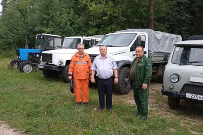 Министр проверил противопожарные меры в Чаадаевском лесничестве