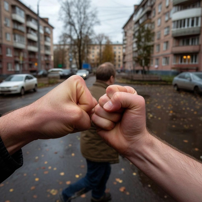 Семеро мужчин подрались из-за женщины на улице Композиторов | www.fontanka.ru