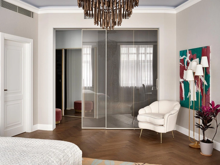 Торшер, Montreuil. Картина «Первый снег», Игорь Литвинов. | Источник: Сергей Ананьев. Стиль: Юлия Чеботарь