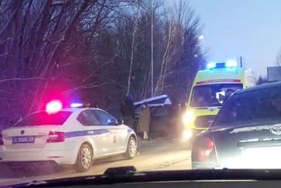 Массовая авария в челябинском поселке попала на видео