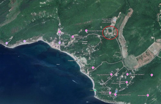 Так участок выглядит на спутниковых снимках | Источник: Google.com/maps