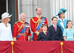 Спокойный принц Луи и Уильям среди гвардии: самые яркие моменты Trooping the Colour 2025