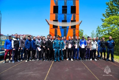 Определены победители соревнований по пожарно-спасательному спорту