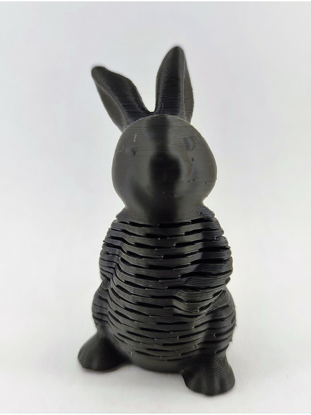 Экологичная игрушка-антистресс «Черный кролик»