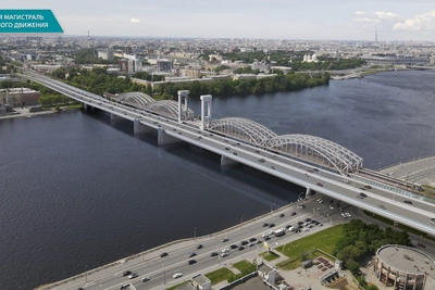 В Петербурге подписан договор на мост через Неву в составе Широтной магистрали