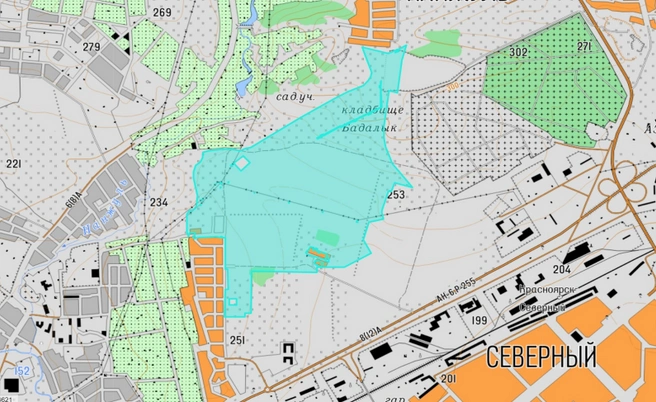 Территория под потенциальное комплексное развитие выделена бирюзовым | Источник: постановление правительства Красноярского края