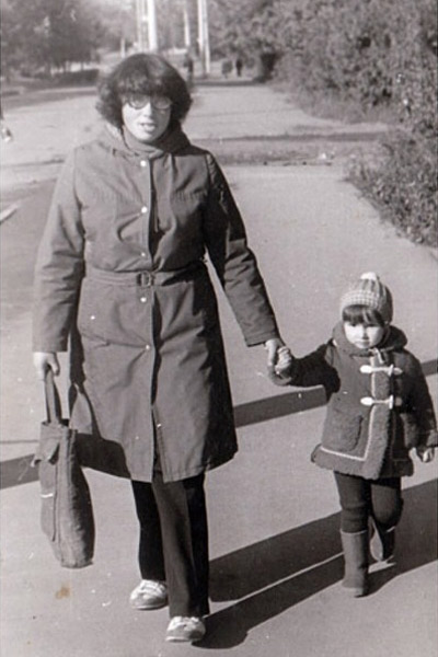 Анфиса Чехова с мамой