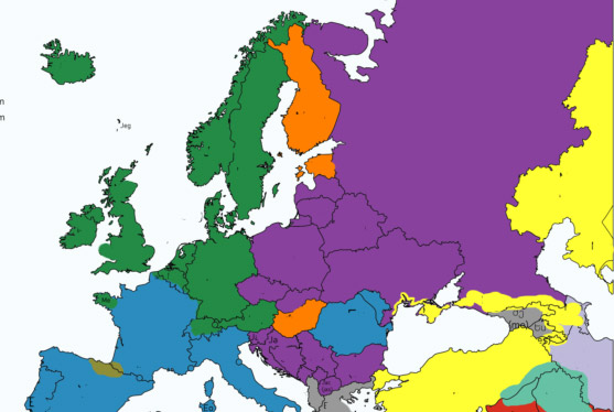 Карта: как звучит местоимение «я» в разных странах Европы | maximonline.ru