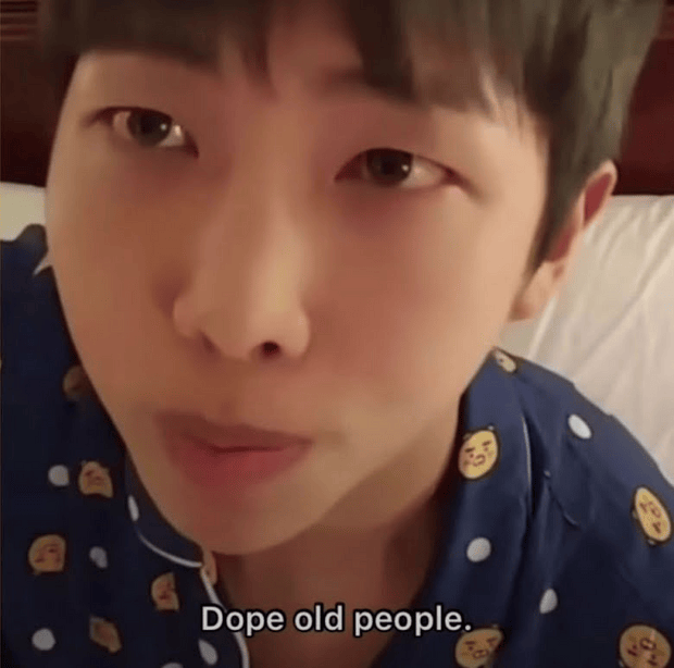 Фото №1 - #DopeOldPeople: старшие АРМИ празднуют свой возраст после милого комментария RM из BTS